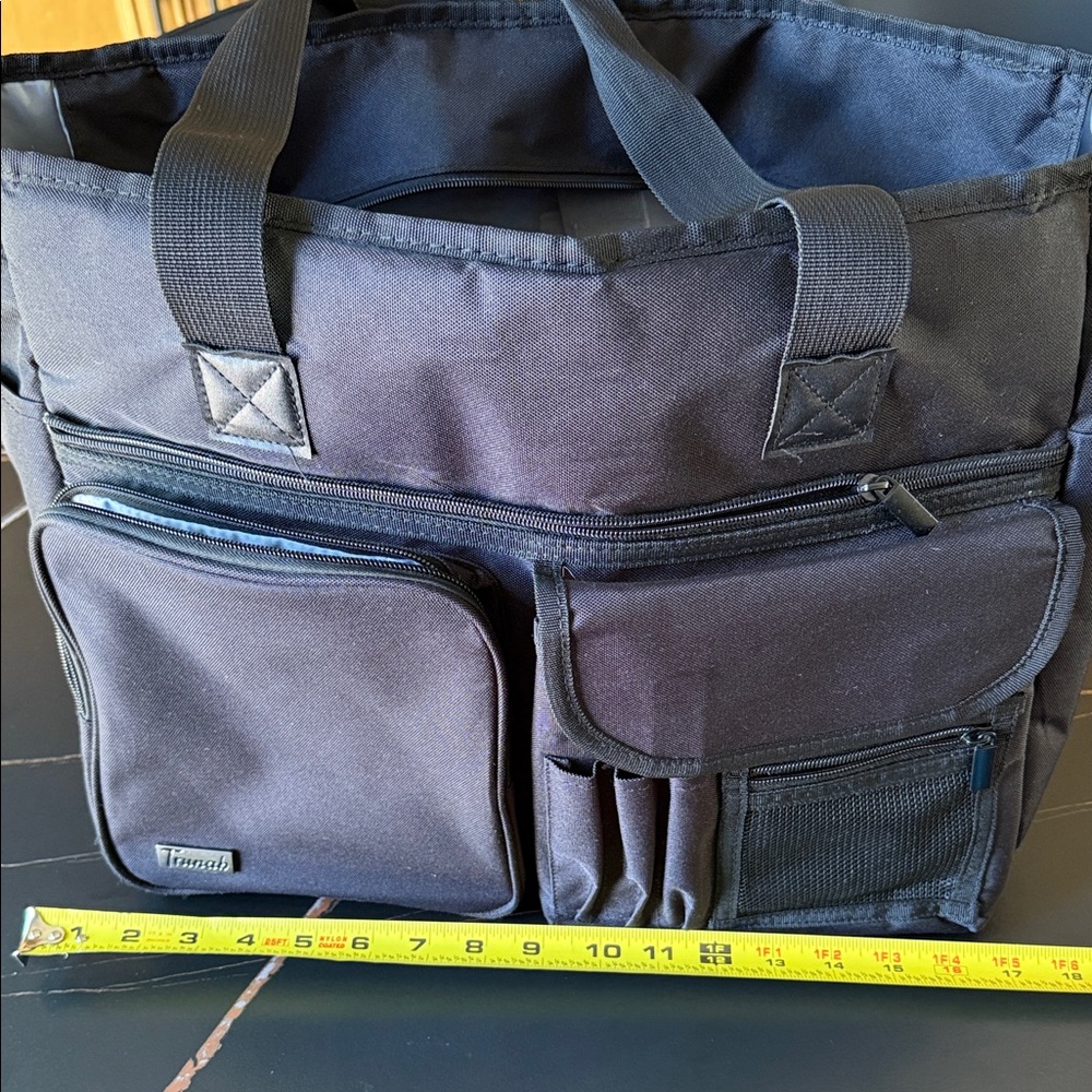 Black Laptop Carryall Bag